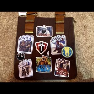 Star Wars Canvas Tote Patches Bag! NWT!